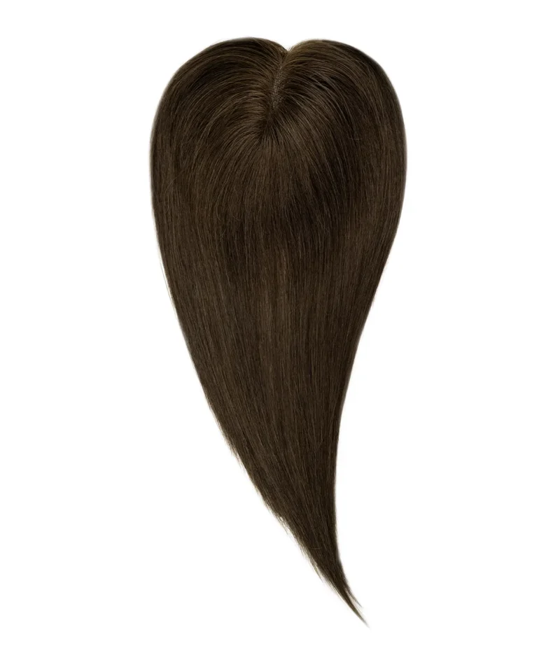 4.5" x 5" Lace Top Remy Human Hair Topper | Lightweight & Breathable Volumizer for Thinning Hair