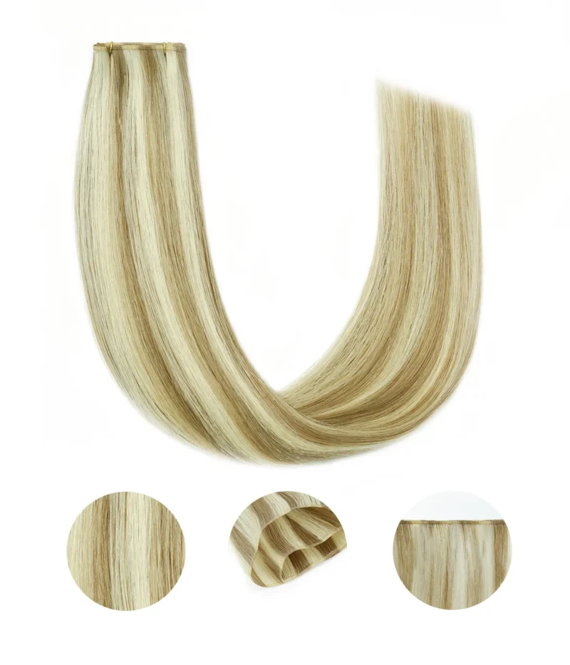 Delux Genius Weft 100% Virgin Remy Human Hair Extensions for Pro 100g
